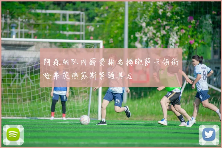 阿森纳队内薪资排名揭晓萨卡领衔哈弗茨热苏斯紧随其后