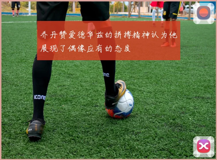 乔丹赞爱德华兹的拼搏精神认为他展现了偶像应有的态度