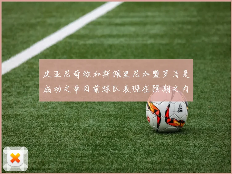 皮亚尼奇称加斯佩里尼加盟罗马是成功之举目前球队表现在预期之内